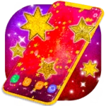 Logo of Gold Stars Live Wallpaper android Application 